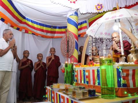 දිගන ‘පූජා’ වෙසක් කලාපය ආරම්භ කෙරේ....