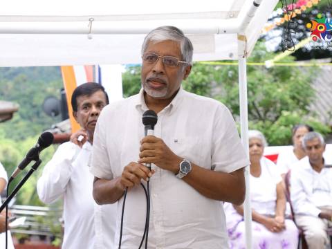 ශ්‍රී සරණංකර බෞද්ධ මධ්‍යස්ථානයෙහි අභිනව චෛත්‍ය රාජයාණණන් වහන්සේගේ කොත් වහන්සේ නිරාවරණය කිරීම